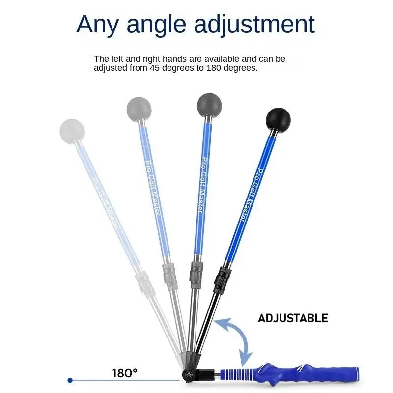 Adjustable Golf Swing Trainer – Folding Correction Tool for Left & Right-Handed Beginners