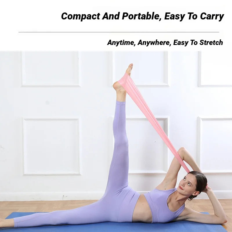Portable Pilates Resistance Band – Full-Body Stretch & Strength Trainer