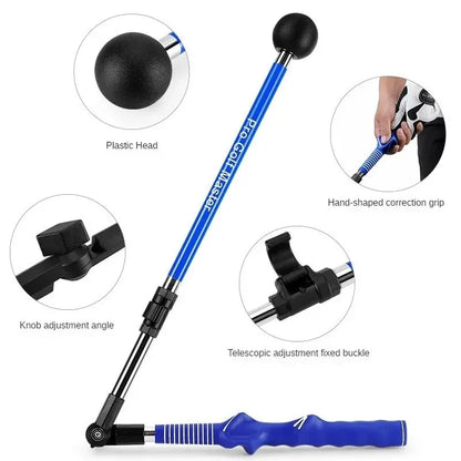 Adjustable Golf Swing Trainer – Folding Correction Tool for Left & Right-Handed Beginners