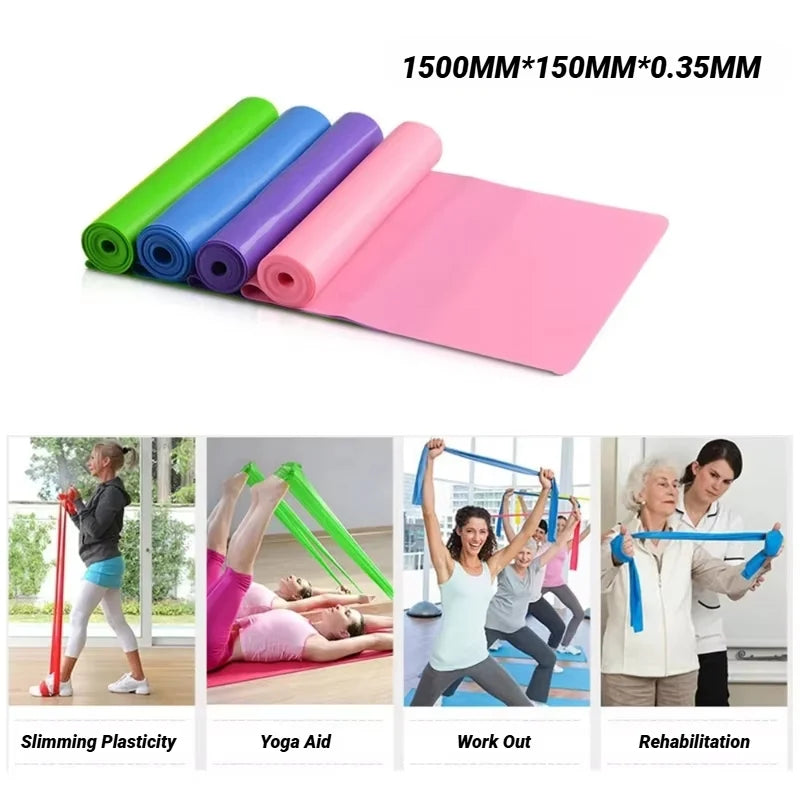 Portable Pilates Resistance Band – Full-Body Stretch & Strength Trainer