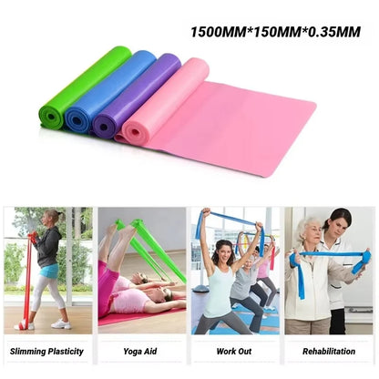 Portable Pilates Resistance Band – Full-Body Stretch & Strength Trainer