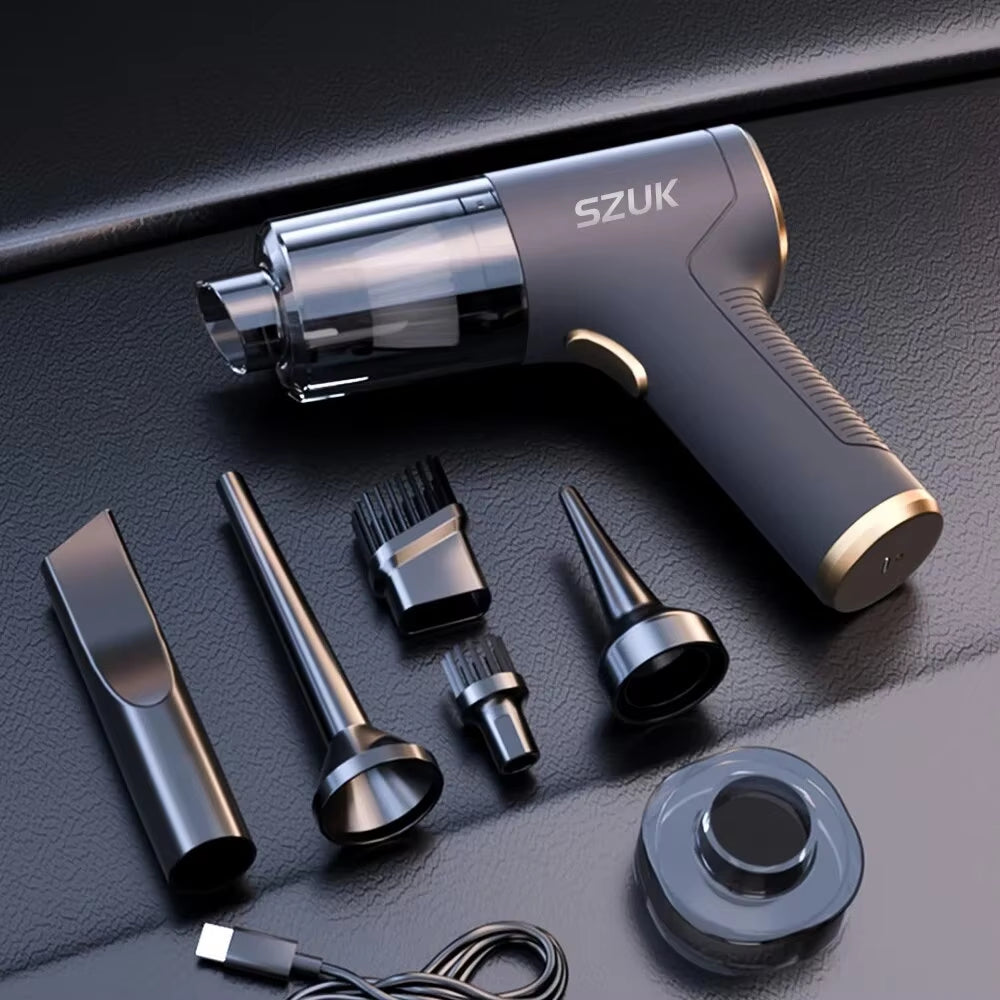 Portable Car Vacuum – 18,000PA Wireless Handheld Cleaner