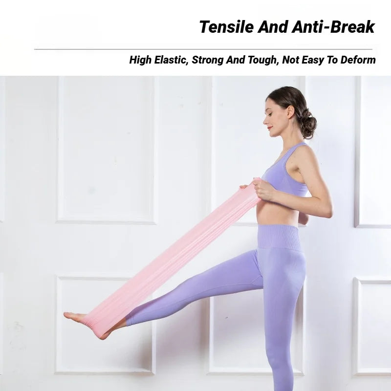 Portable Pilates Resistance Band – Full-Body Stretch & Strength Trainer