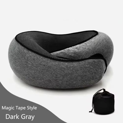 Memory Foam Travel Neck Pillow – U-Shaped for 360° Support